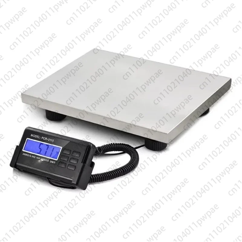 Digital Balance Scale AC Power Supply 300kg Digital Electronic Weight Indicator Tray Floor Transport Weighing Platform Workbench