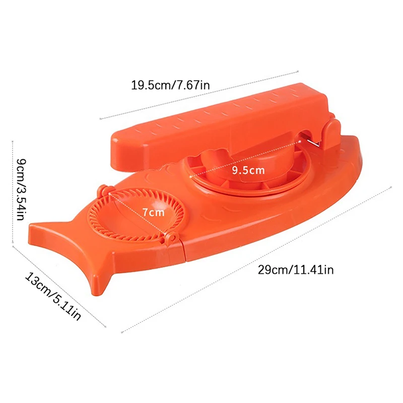 2 In1 Dumpling Maker Mold Machine Kitchen Dumpling Making Tool pasta Skin artefatto premendo Molder Wrapper Presser gadget Bake