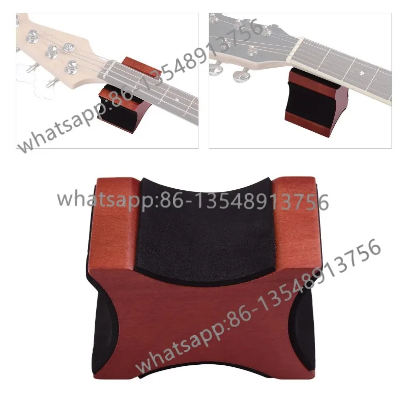 

R164 Guitar Neck Pillow Support Pillow Mahogany Material 2 Uses