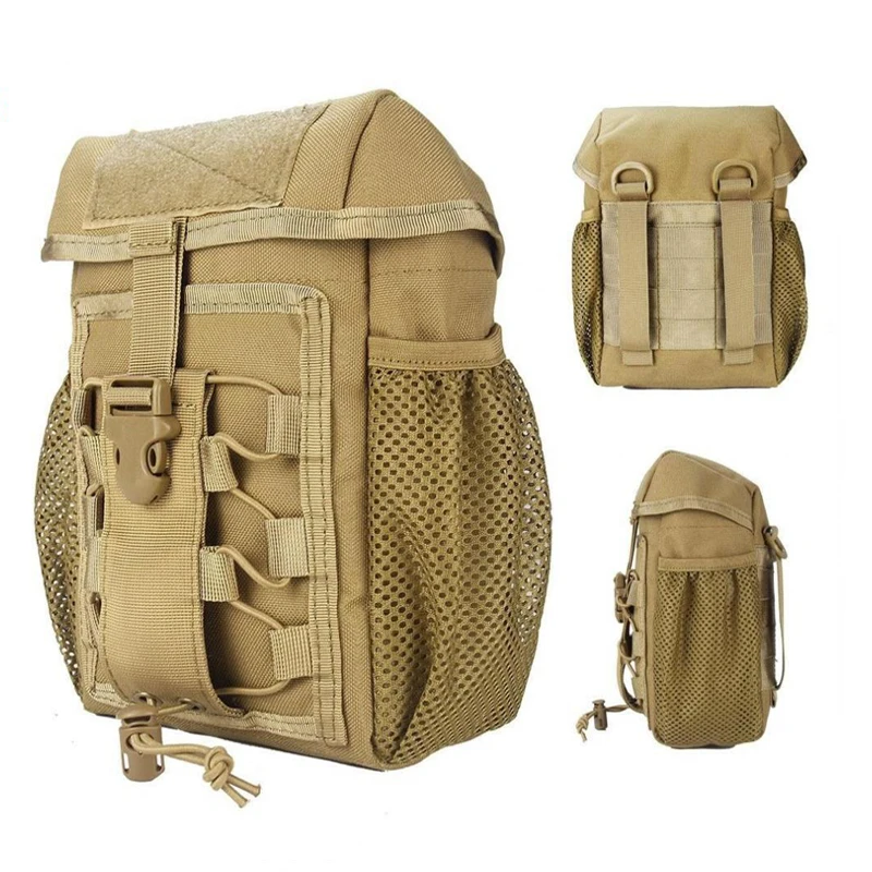 

Molle Military Tactical Hand-held Recycling Bag 1000D Oxford Hanging bag EDC Equipment Waist bag Hunting hanging bag