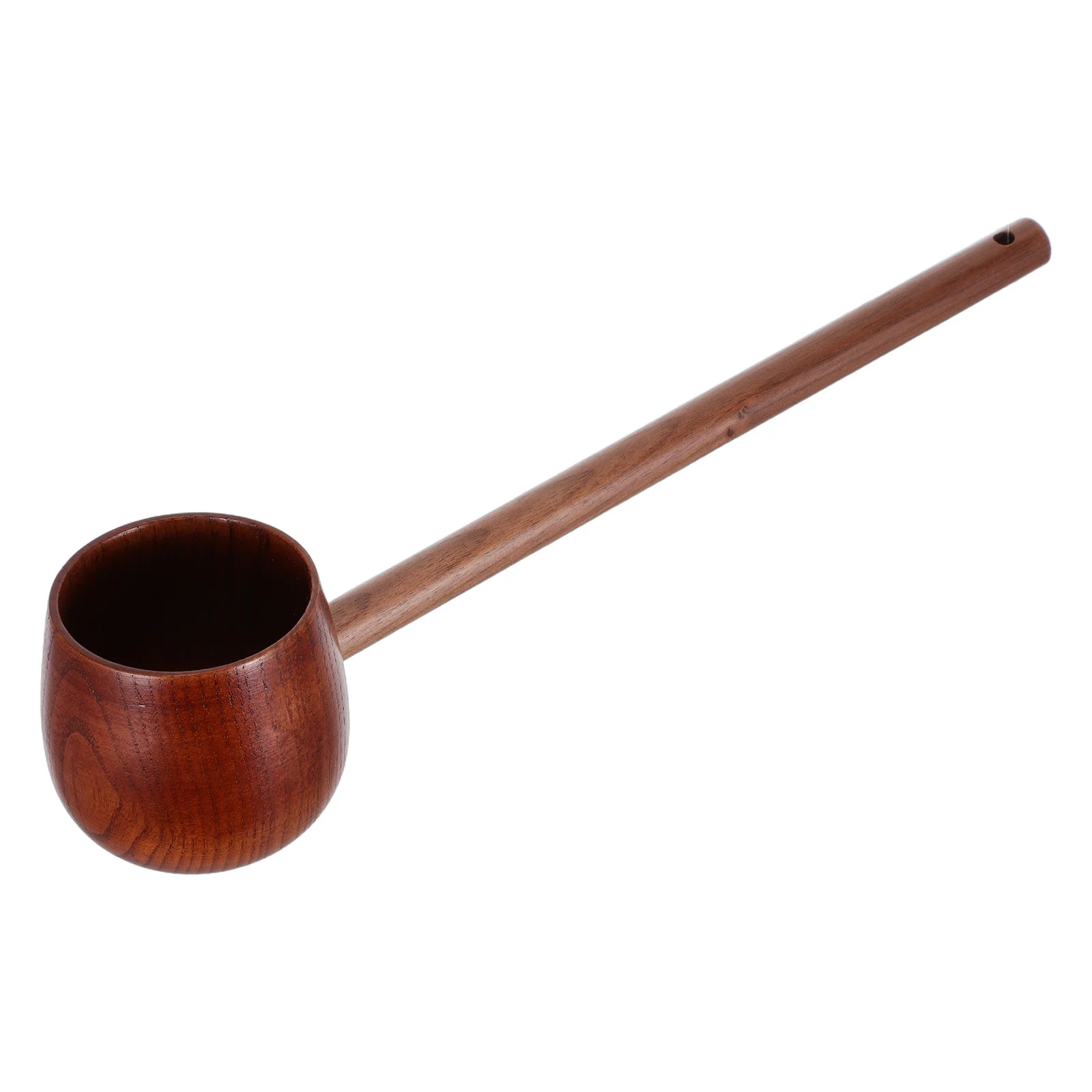 

Long Handle Large Spoon Watering Serving Wood Ladle Tea Infusers Pen Kitchen Utensils