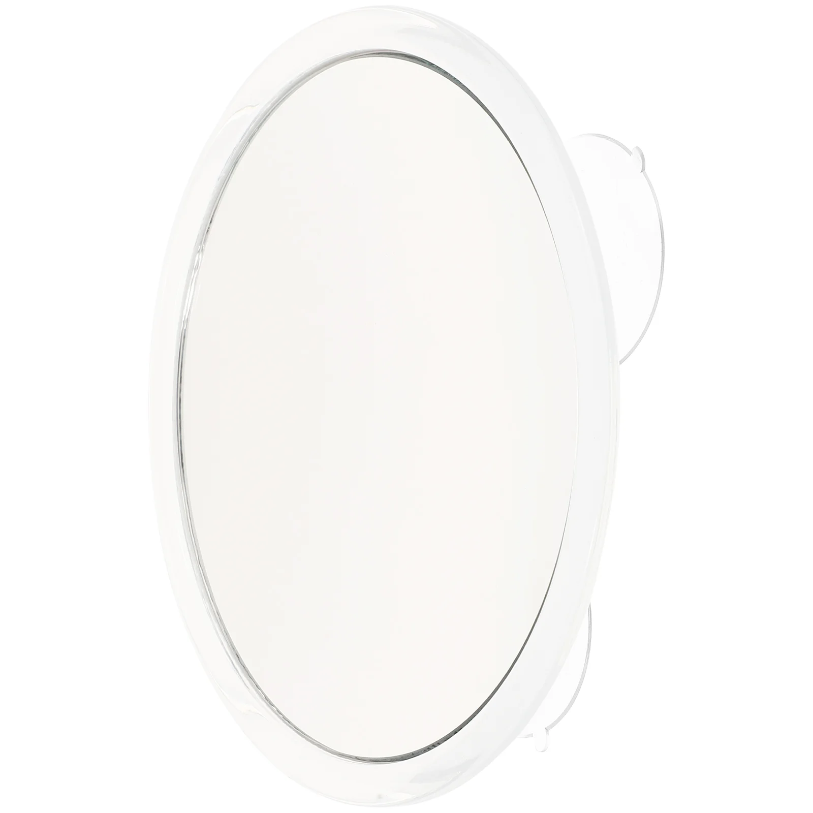 

Suction Cup Mirror Makeup Round Wear-resistant Travel Daily Use 20x Magnifying Portable Acrylic Silver Vanity Small