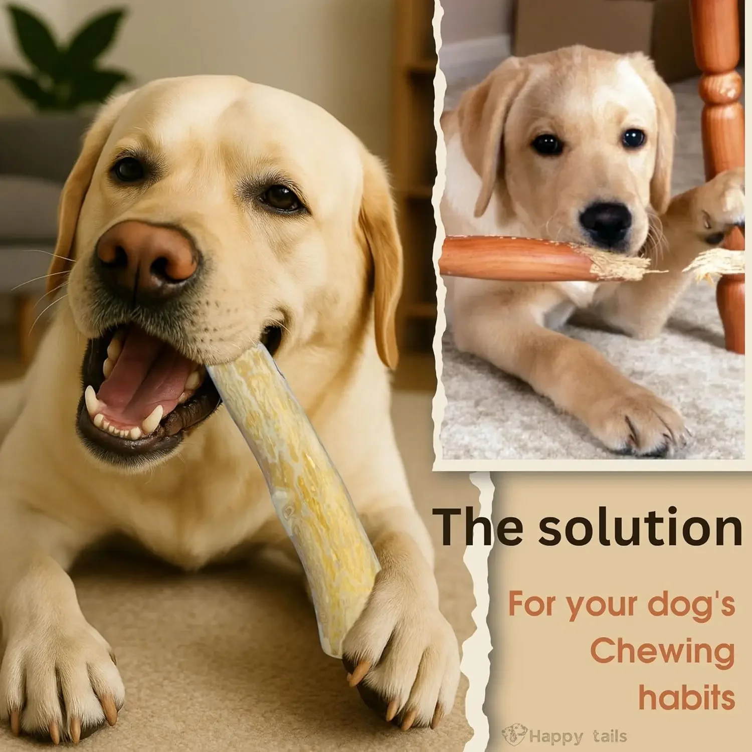 Coffee Wood Dog Chew Stick - Coffee Wood Stick for Your Pets - Non Toxic Safe Puppy Chew Toy for Teething & Gifts for Dogs