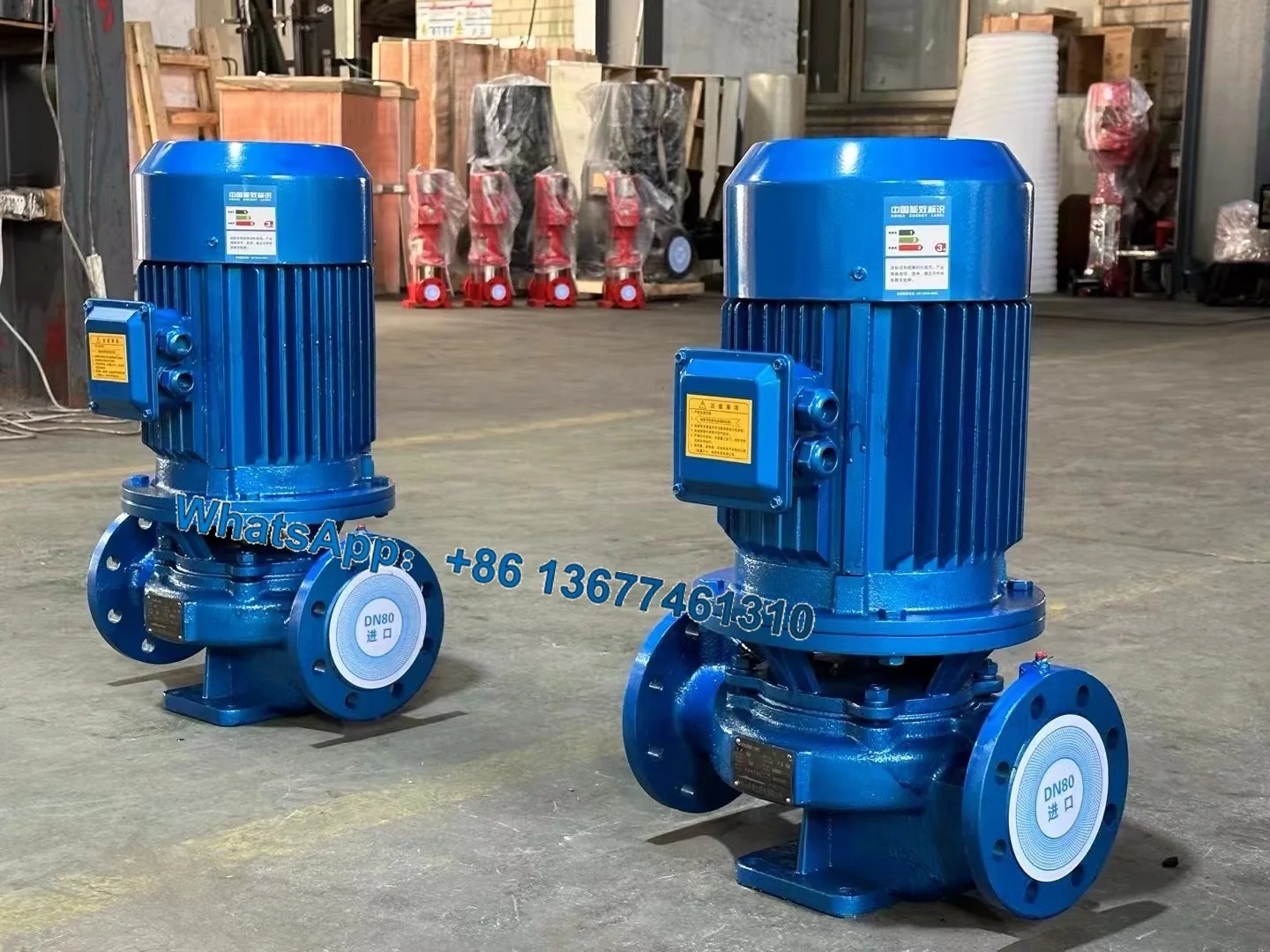 مضخة طرد مركزي لخط الأنابيب العمودي من النوع 380 فولت/220 فولت SLG قابلة للتخصيص