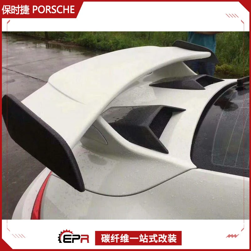 

Wisdom Workshop Applicable to Porsche 991 911 Modified GT3 Carbon Fiber Trunk GT Rear Spoiler Large Tail