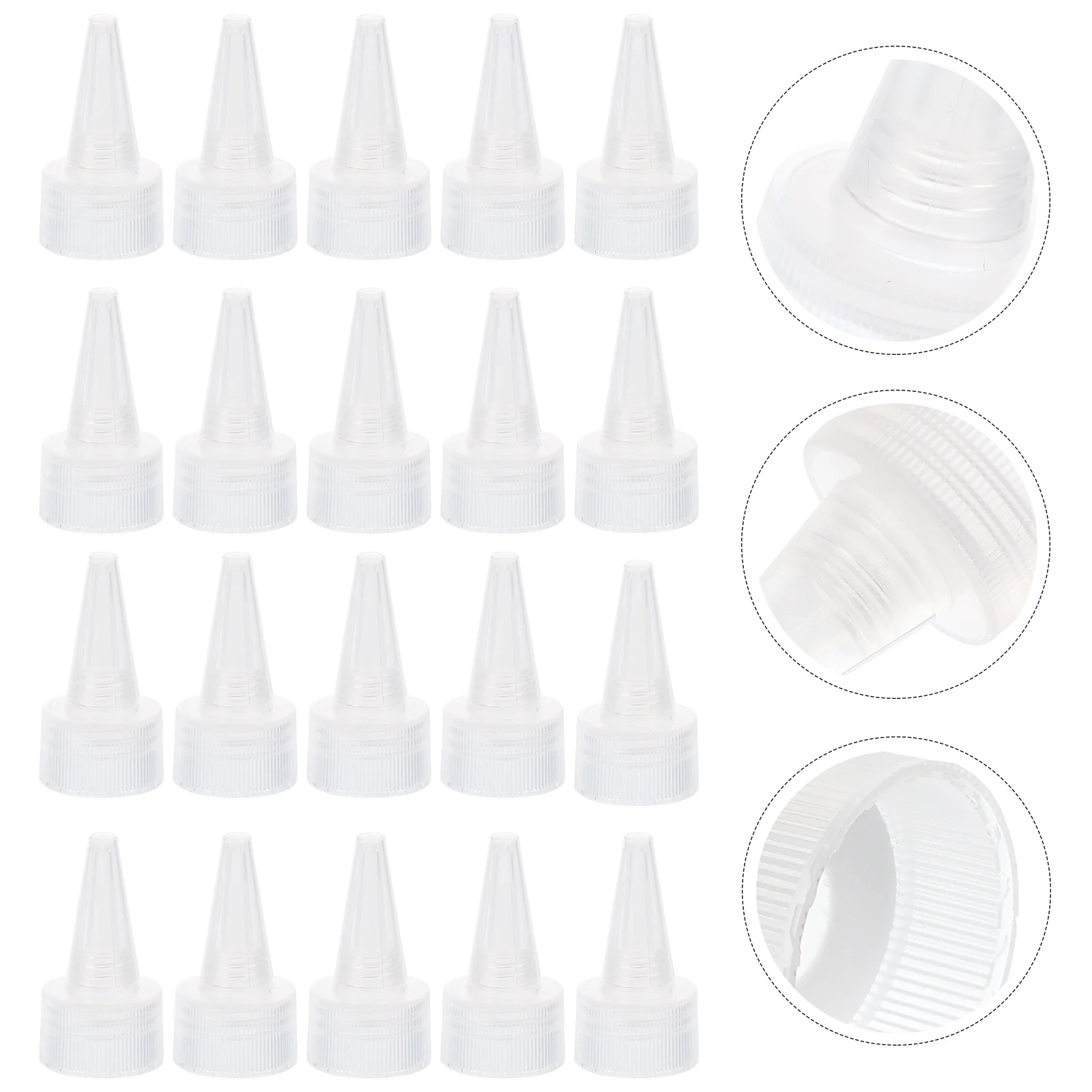 

50Pcs Durable Sport Bottle Caps Leak-Proof Replacement Lids for Home Use Glass Bottles Daily Protection Replacement Lids