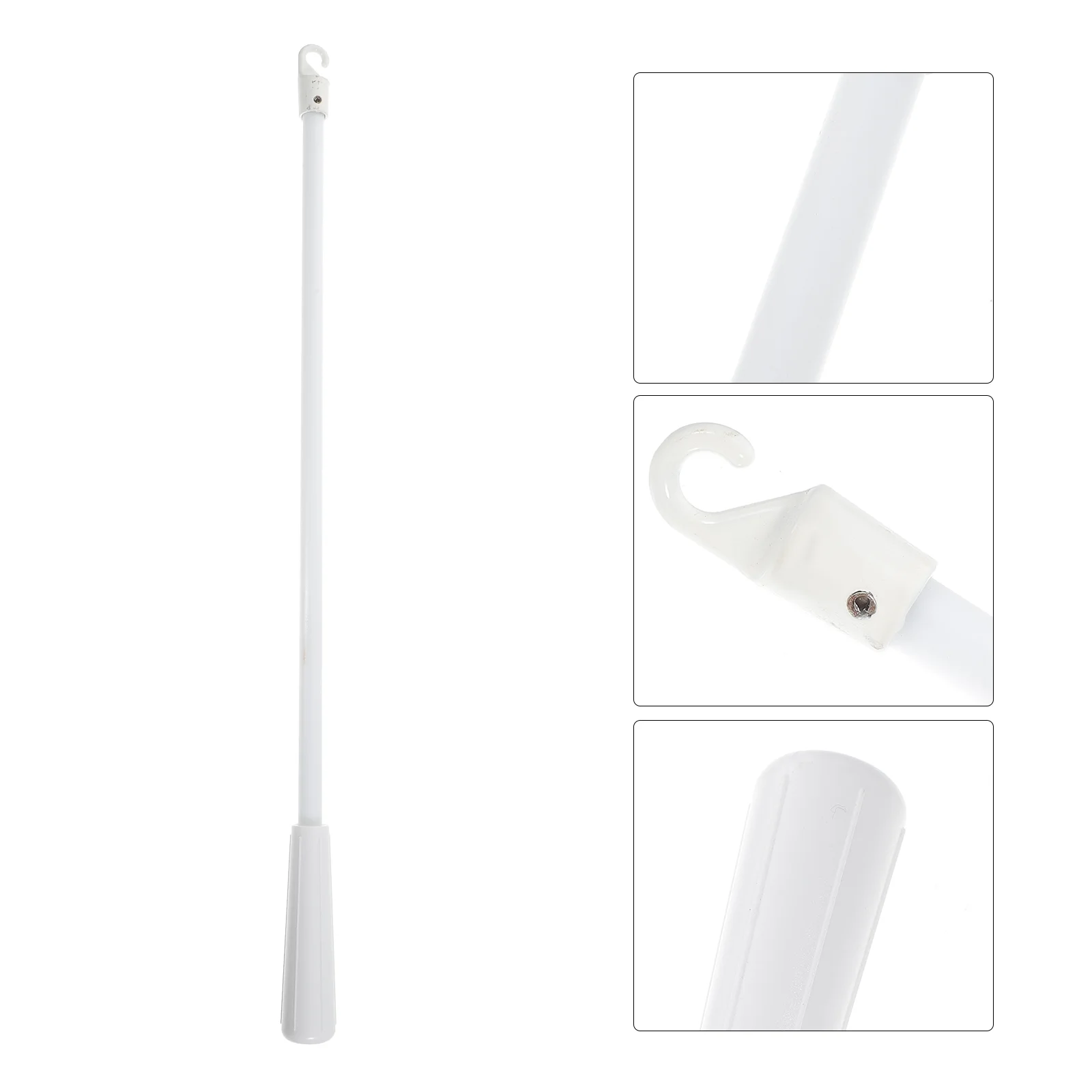 Fiberglass Rotary Rod Household Blind Window Tilt Wand Long Stick Vertical Replacement Part White Sheer Curtains