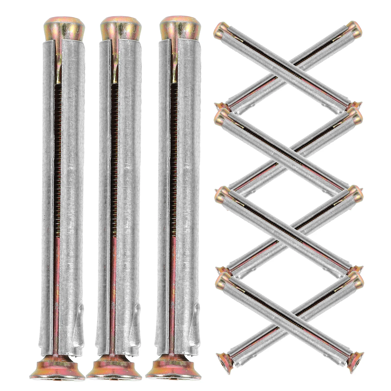 

16 Pcs Expansion Screw Hollow Wall Anchor Screws Internal Bolt Iron for Drywall Bolts Doors