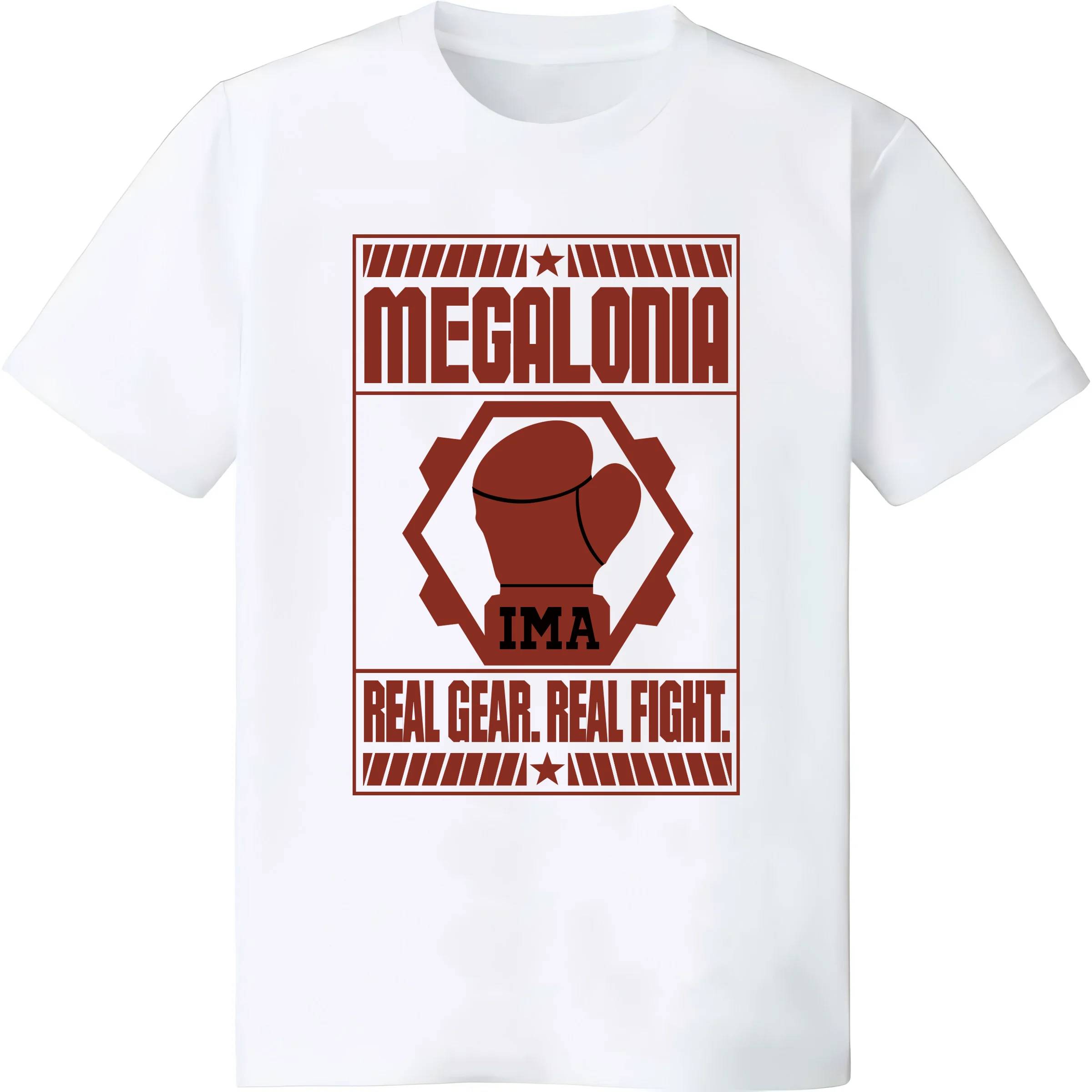 Great Eastern Entertainment Men's Megalobox Gear. Real Fight T-Shirt