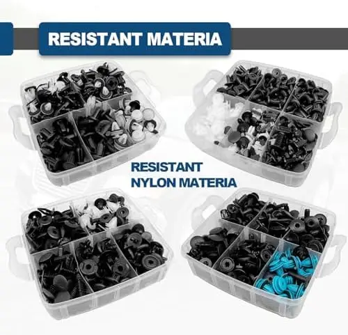 

1101PCS Car Door Trim Clips Kit - 32 Sizes + Remover for GM, , , & More