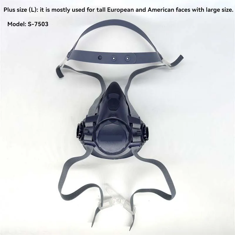 Silicone Protective Gas Mask Half Mask For Chemical Industry Decoration Pesticide Formaldehyde Welding