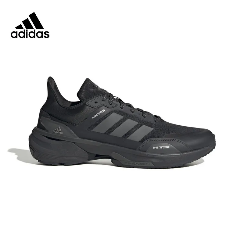 

Кроссовки Adidas IE3221 унисекс, черно-серые, дышащие, с амортизацией, спортивные