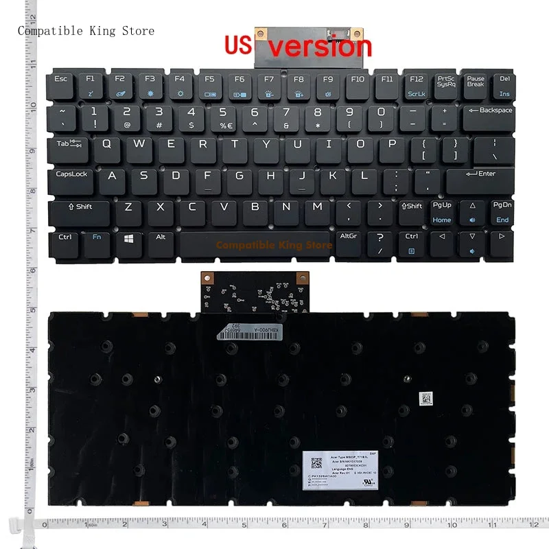 L+US 95%New Keyboard For Acer predator Triton 900 PT917-71-94YX
