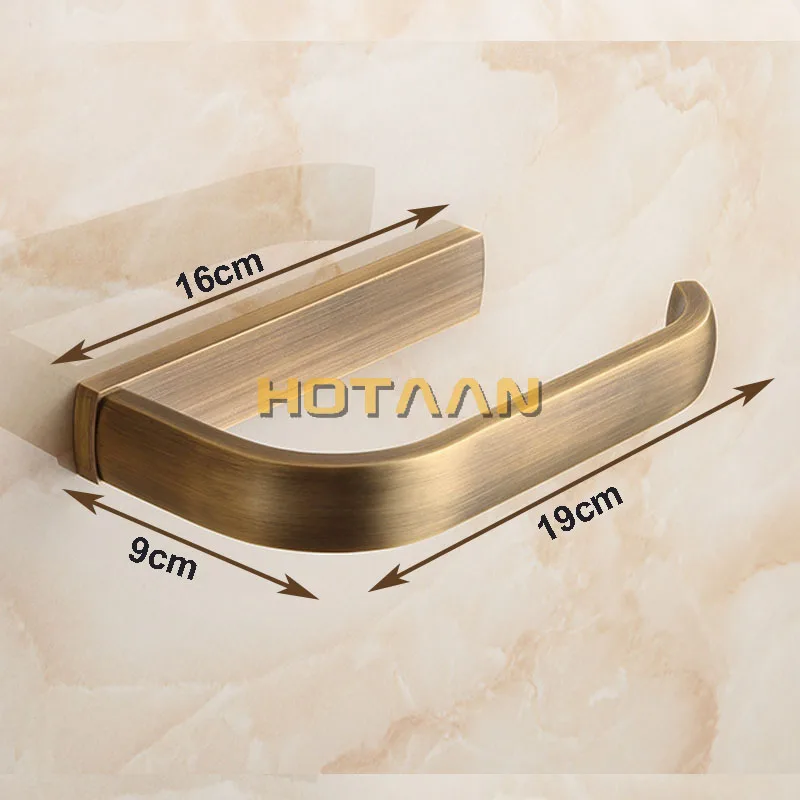 .,Antique Brass Finish Solid Brass Toilet Paper Holder Bathroom Accessoreis Toilet Tissue Paper Roll holder YT-10492