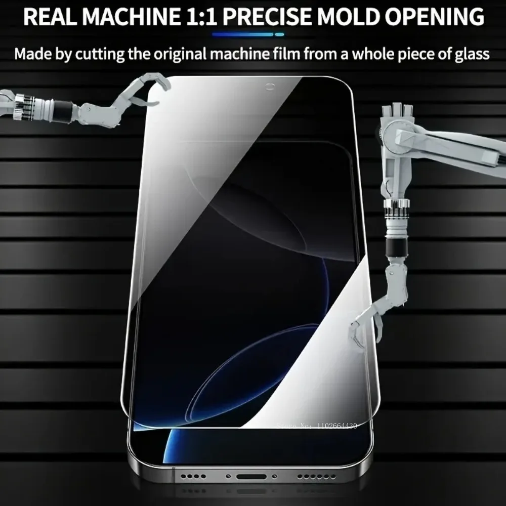 5PCS Full Cover Tempered Glass for IPhone 17 Pro Max Air 16 15 14 Plus Screen Protector for IPhone 13 12 11 XR X XS Max Pro Mini - view 3
