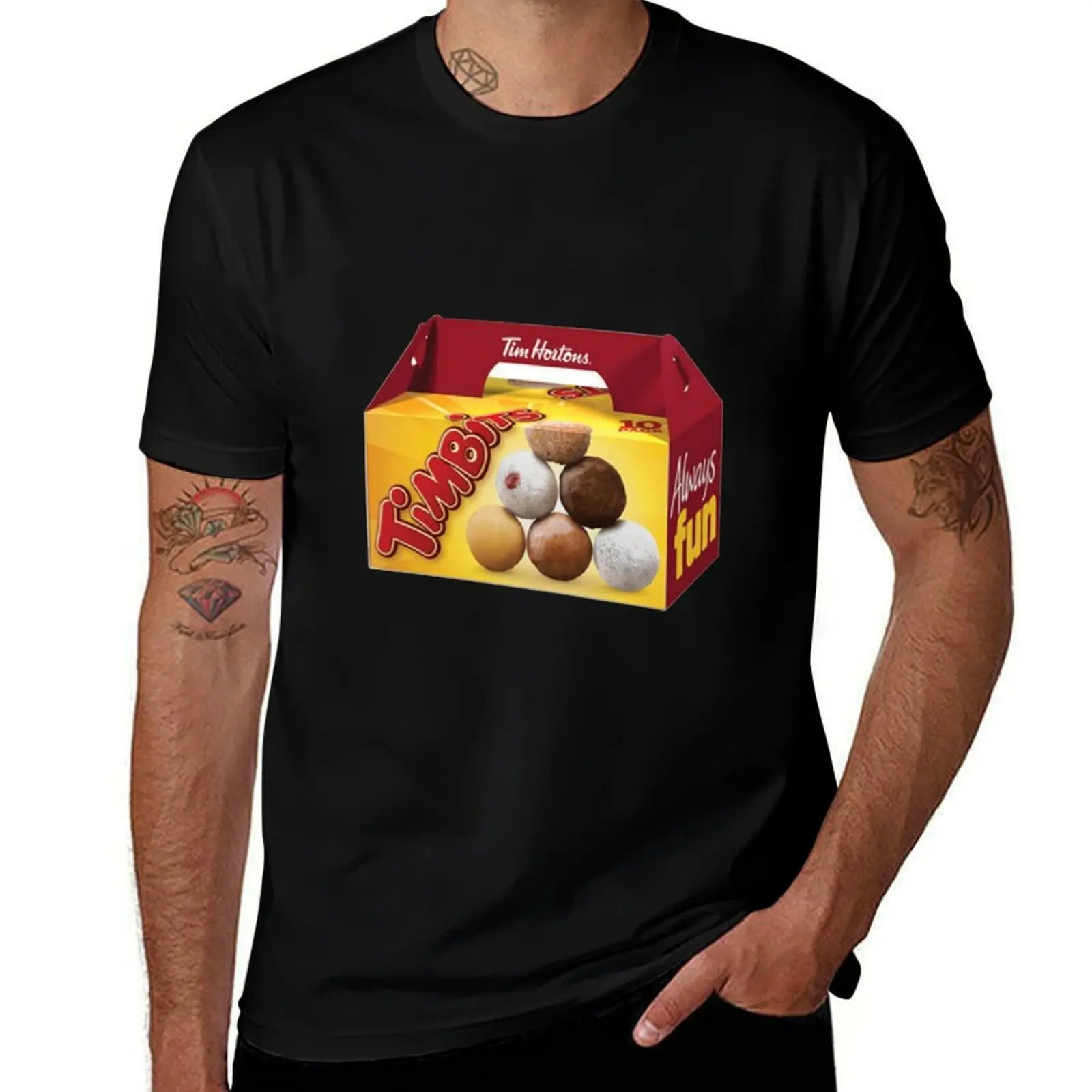 

Tim Bits Tim Hortons T-Shirt man t shirts graphic cotton t shirt pack t shirts for man pack cotton T-shirt