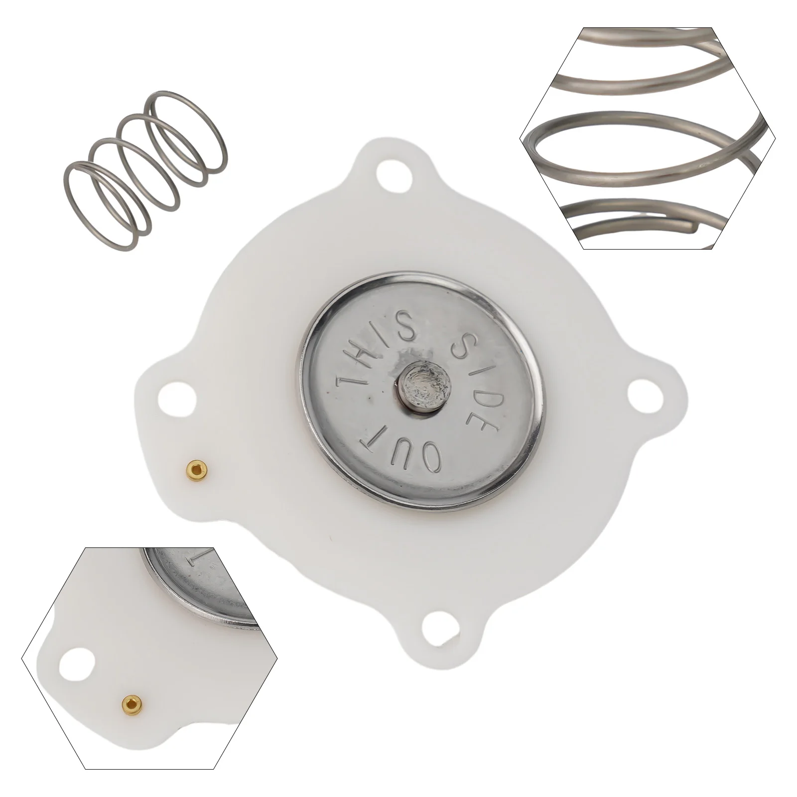 Diaphragm Repair Components for ASCO Pulse Valves C113443 and C113444 Suitable for Both 3/4 Inch and 1 Inch Sizes