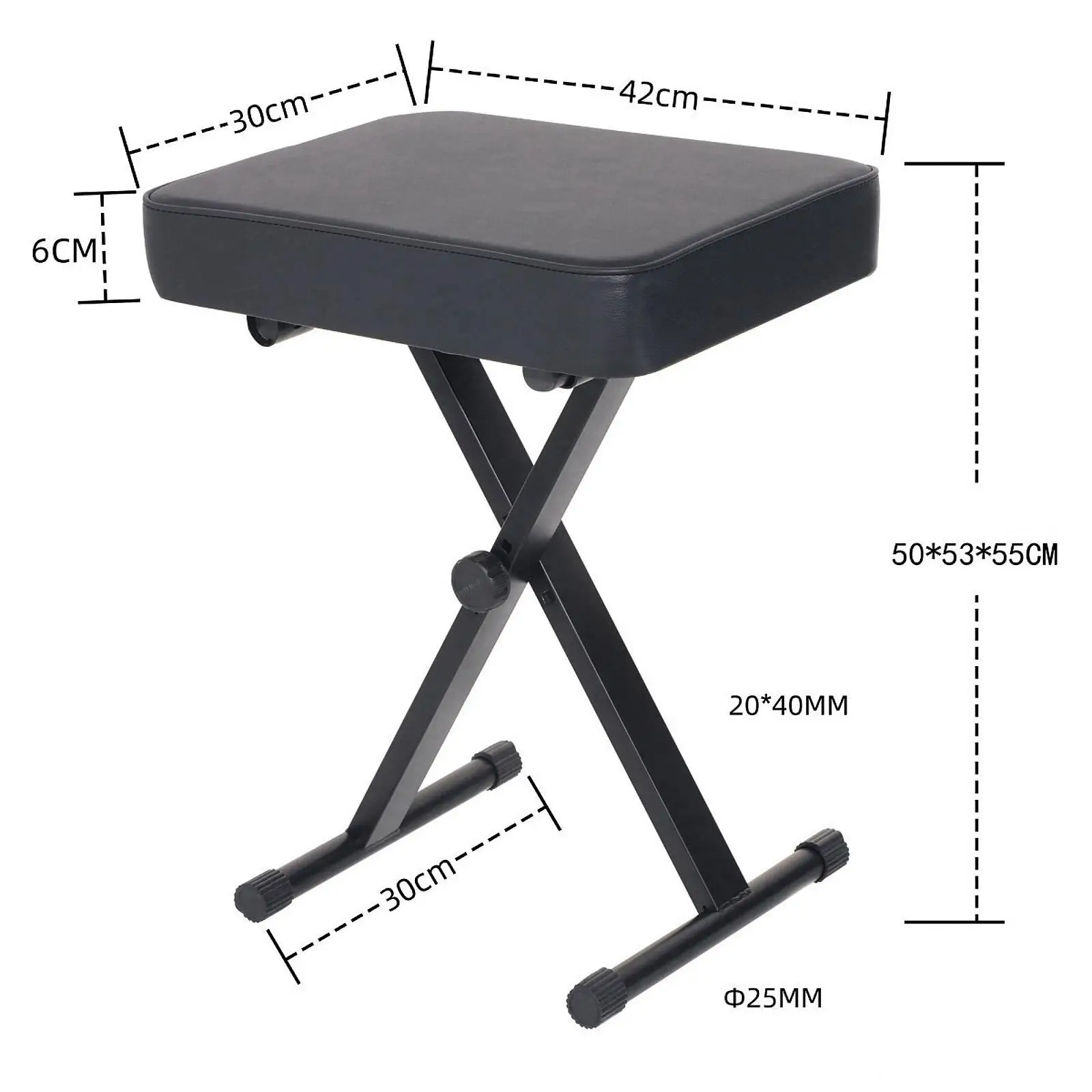 Banc de piano Banc de clavier réglable pour piano numérique Piano électronique