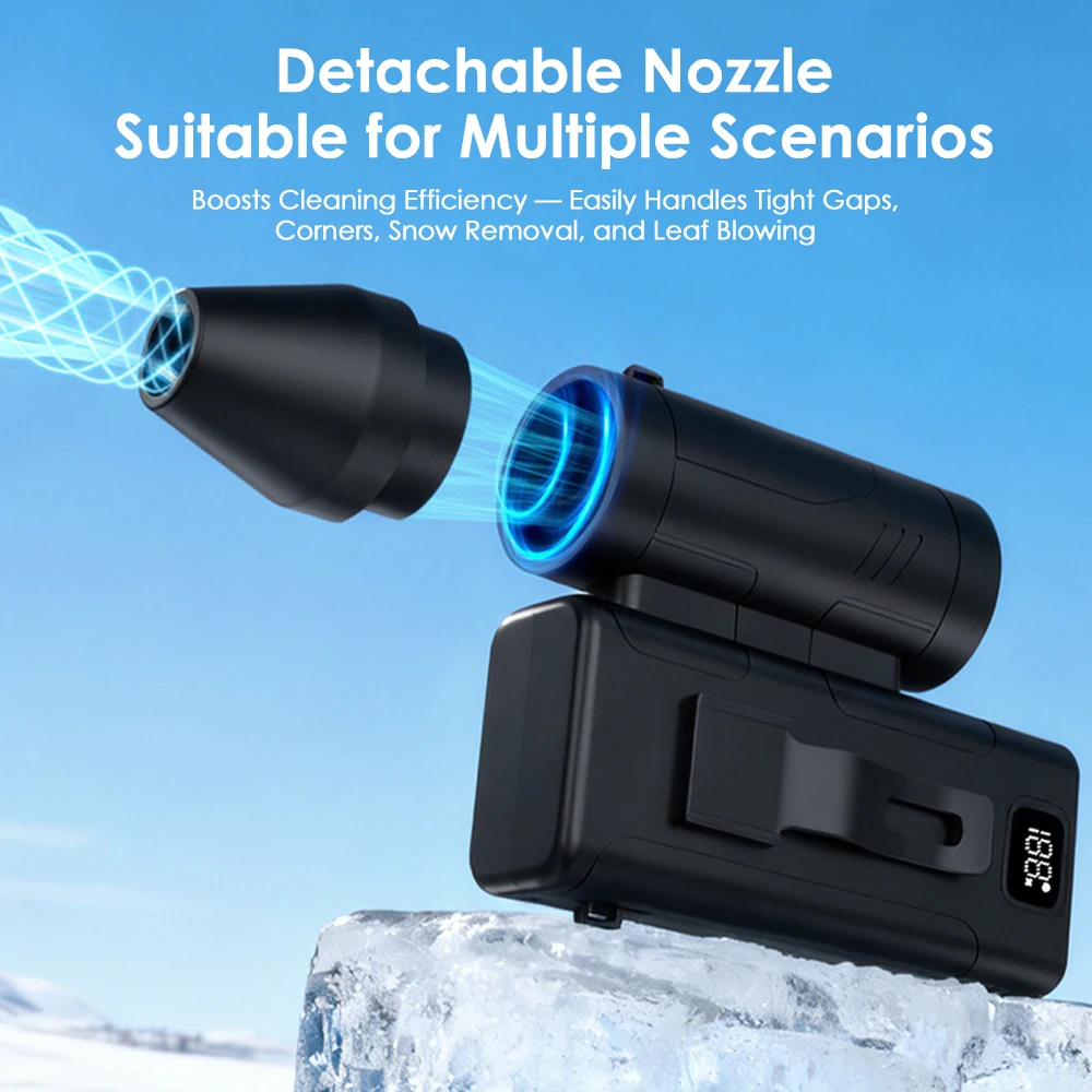 

New Jet Fan Electric Air Duster Portable Keyboard Dust Cleaning Blower Tool Car Blowing 5 Gears adjustable Type-C Charging
