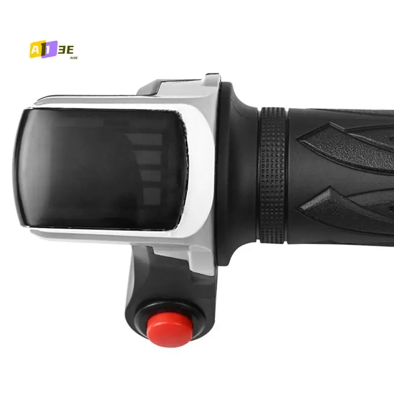 

A03E-Electric Bike Throttle With LCD Display Handle Throttle For 36V Twist Throttle Scooter E-Bike Parts