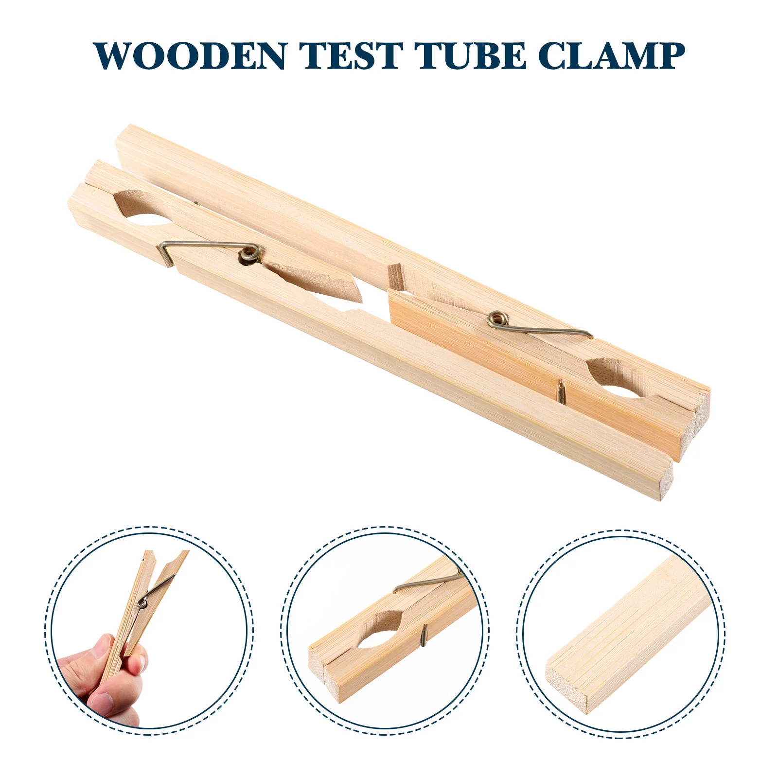 18cm Wooden Test Tube Clips Glass Test Tube Clamps Laboratory Biological Chemical Experiment Clamp Tools