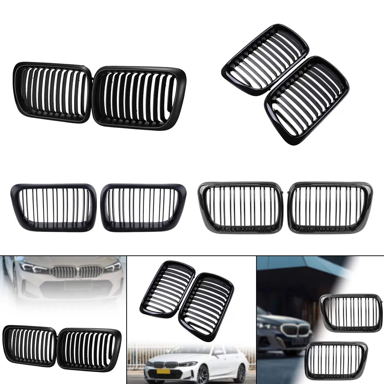 2x Niergrill voor 51138195152 51138195151   Reserveonderdeel voor BMW