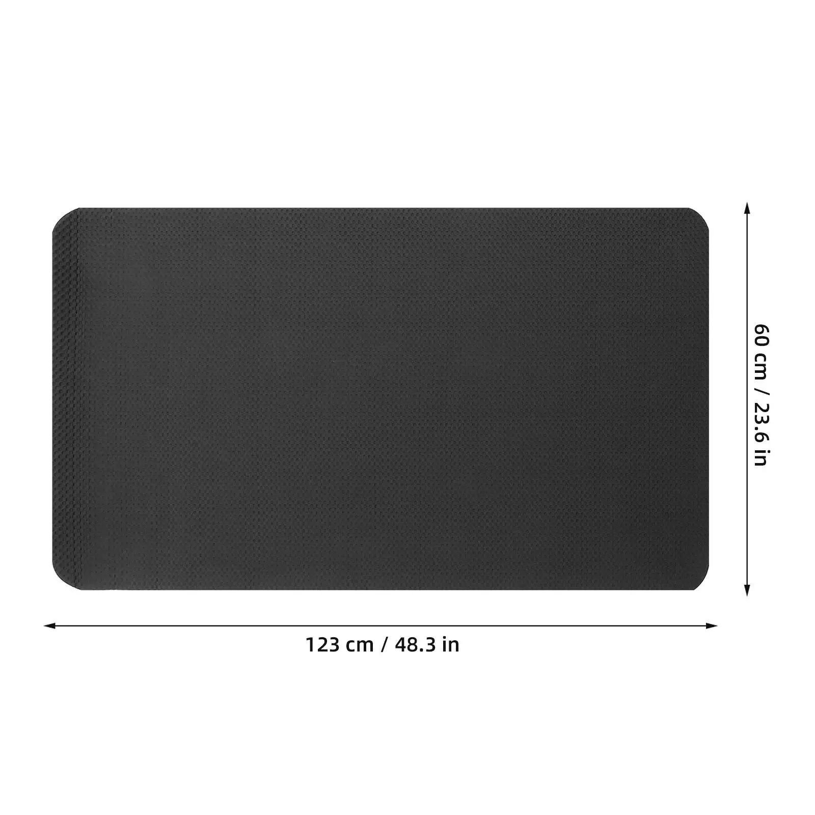 Nbr Sports Mat 120x63cm Shock Absorption Floor Padding for Treadmills Exercise Bikes Gym Equipment Sound Insulation Mat for Home