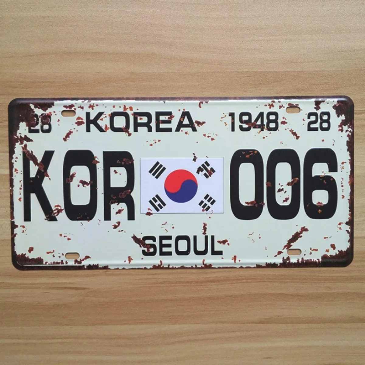 SYF-A128  Retro license Car plates  