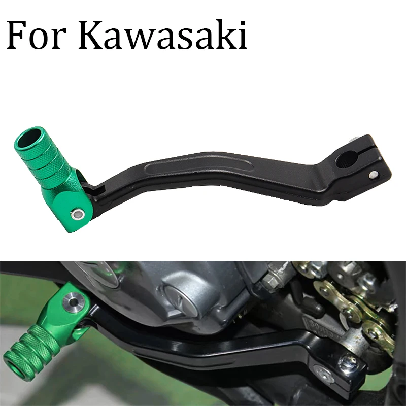Levier de changement de vitesse pliable en alliage d'aluminium modifié pour moto et Motocross, pièce universelle pour Kawasaki KLX230 Rally 2013 – 2022 2023