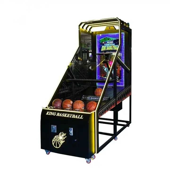 LCD emulator basketball percussion game console