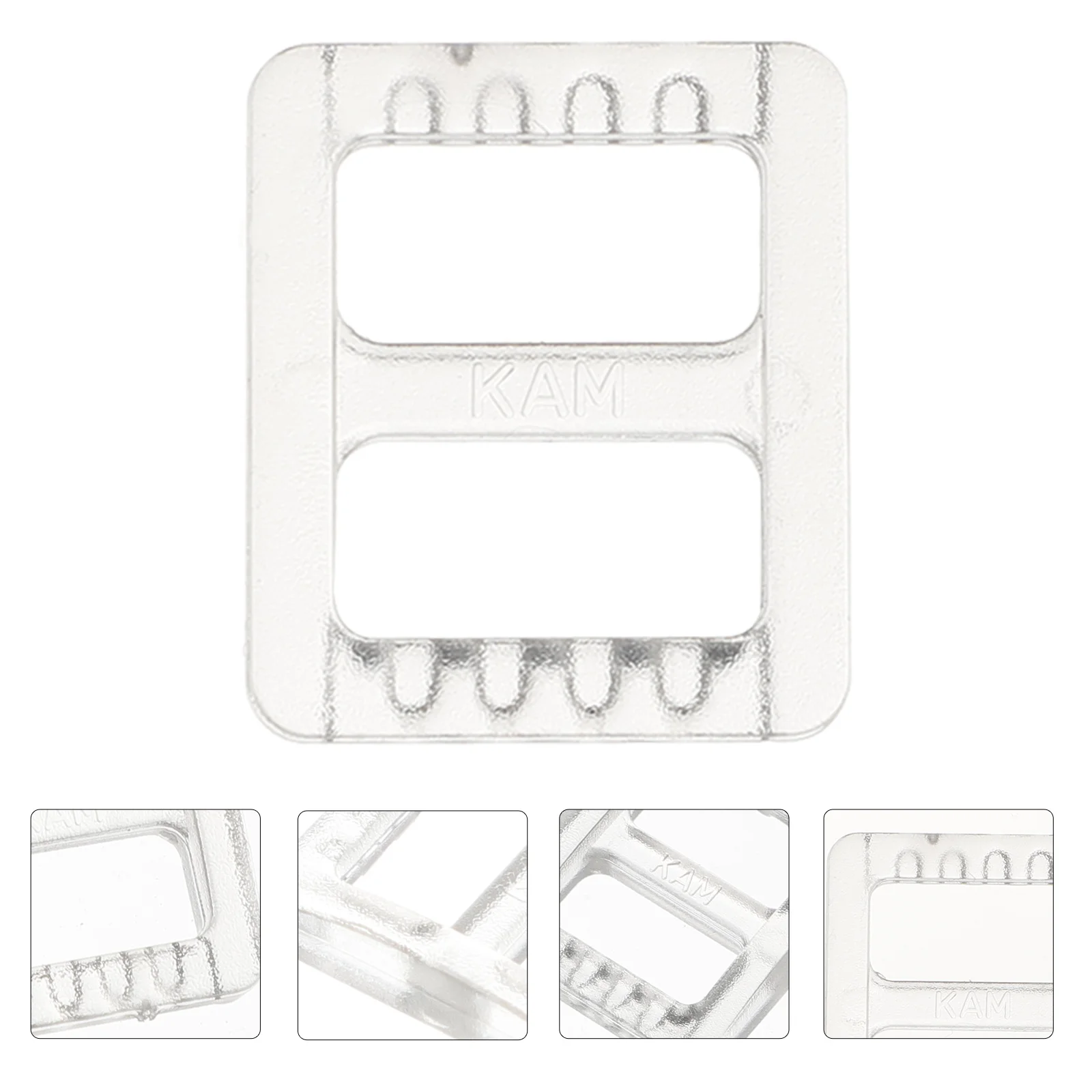 

50Pcs Tri-Glide Slide Buckles Adjustable Plastic Webbing Slider for Backpack Belt Strap Pet Collar Leash Webbing Slider