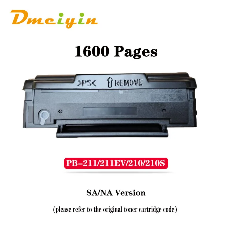 SA/NA Version 1600 Pages PB-211/211EV/210/210S Toner Cartridge for Pantum P2500W/P2502W/M6550NW/M6600NW/M6552NW/M6602NW