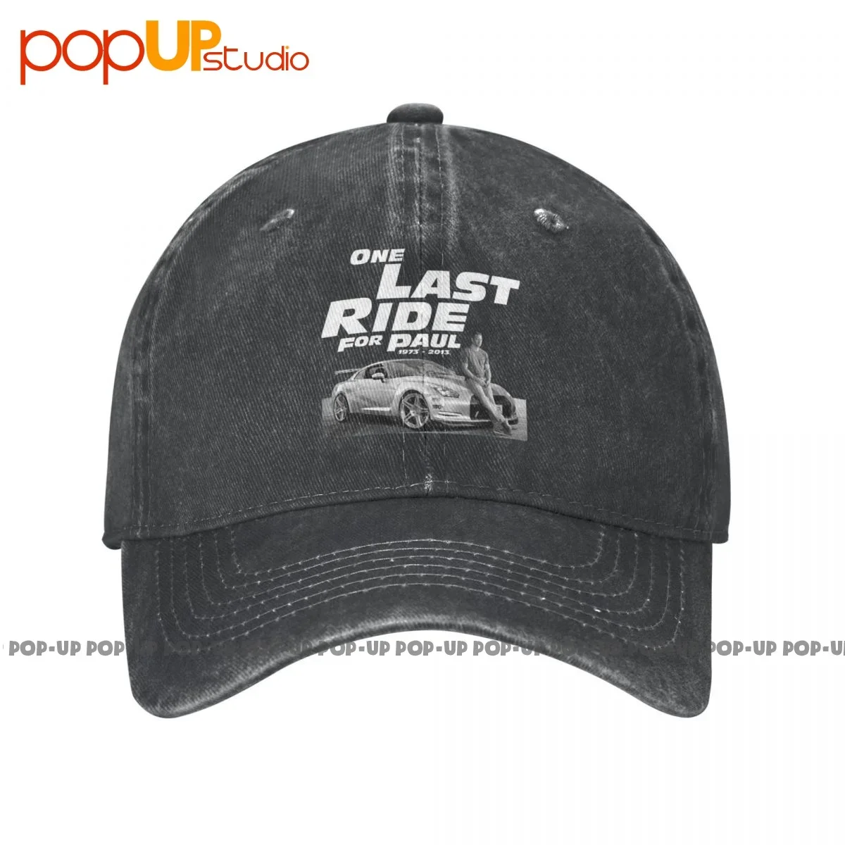 Dominic Toretto And Brian Oconner Fast And Furious P-175 Washed Denim Baseball Cap Trucker Hats Casual