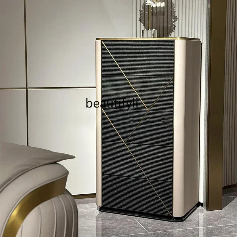 

TTT Modern simple chest furniture light luxury locker TV cabinet customization