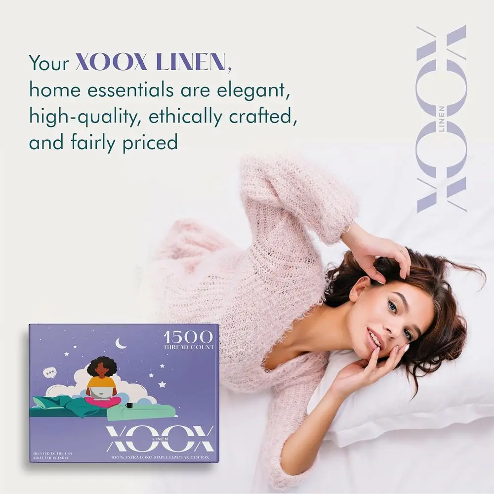 Draps King de luxe en coton égyptien 1500TC, poche profonde, satin doux, literie gris foncé de qualité hôtelière