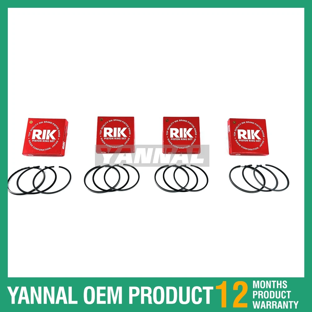 High Quality 16427-21050 Piston Rings Set 80mm STD For Kubota D1403 V1903 L2550 L3600 GL19