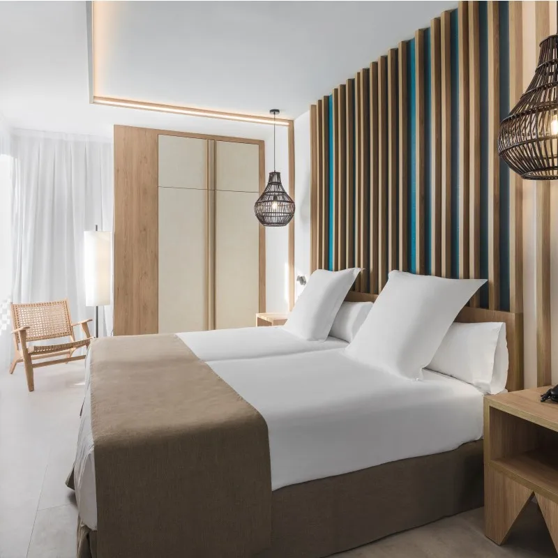 Conjuntos de muebles de madera personalizados para dormitorio de hotel, venta al por mayor, muebles de hotel Delta Marriott