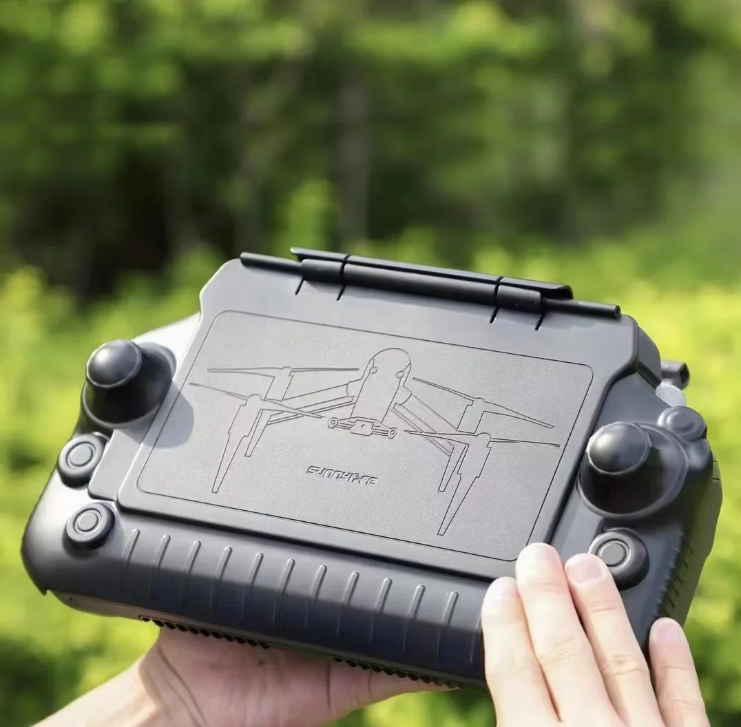 T40 الزجاج المقسى واقي الفيلم ل DJI الطائرة بدون طيار/غطاء الشاشة T50 T40 T25 T20P M3 التحكم عن بعد اثنين في واحد الظل غطاء للحماية