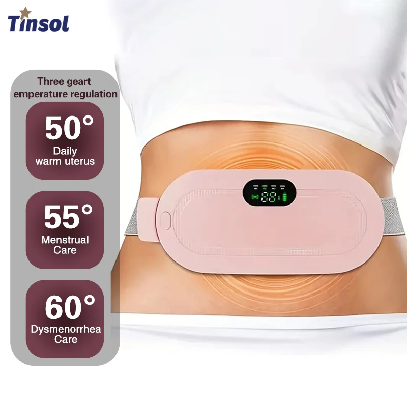 

TINSOL USB-Powered Electric Warming Belt Multifunctional Electric Massager Menstrual Cramping Relief Belt & Lumbar Support Belt