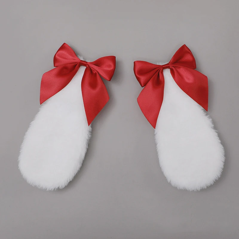 Kawaii Lolita Hasenohren Haarnadel Cosplay Anime Mädchen Kostüme Droppy Rabbit Haarspangen Niedliche Kopfbedeckung für Frauen Halloween tragen – Detail 3