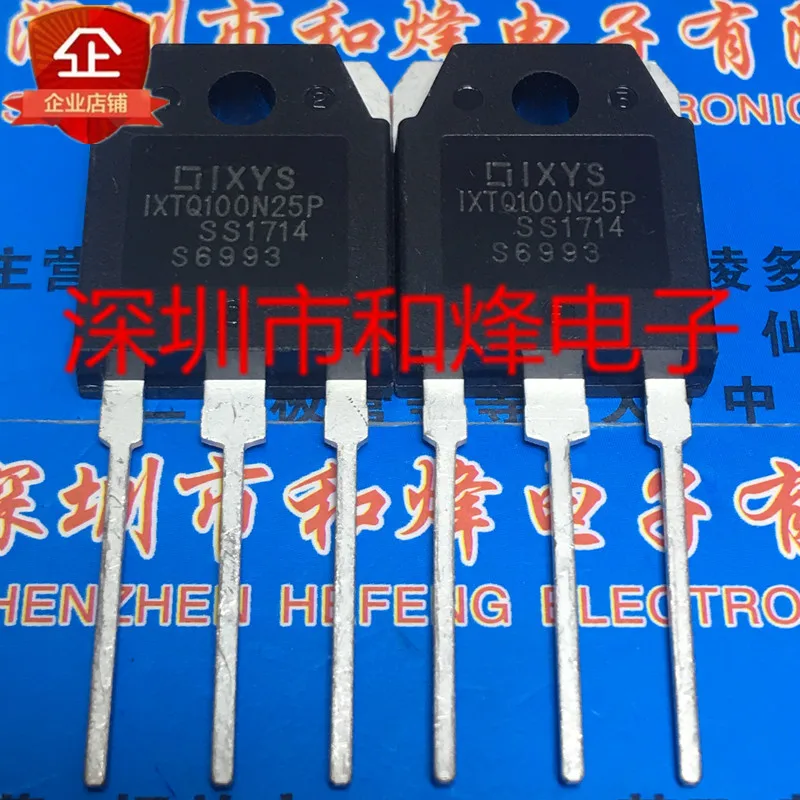 

Free shipping IXTQ100N25P TO-3P 250V 100A 10PCS