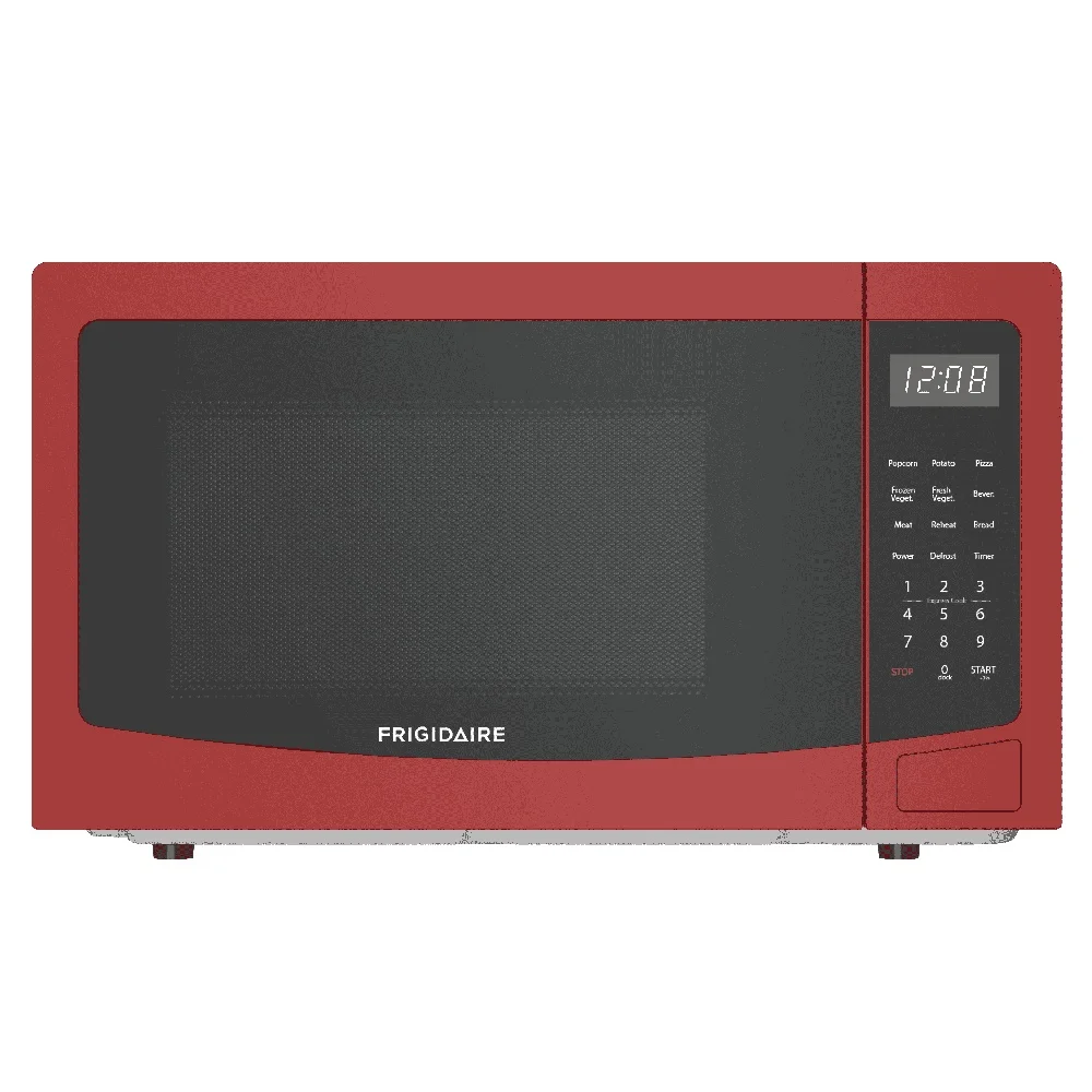 فرن ميكروويف مدمج 1.1 قدم مكعب مع مؤقت مبرمج مسبقًا، قرص دوار زجاجي قابل للإزالة، أجهزة طبخ كهربائية #2