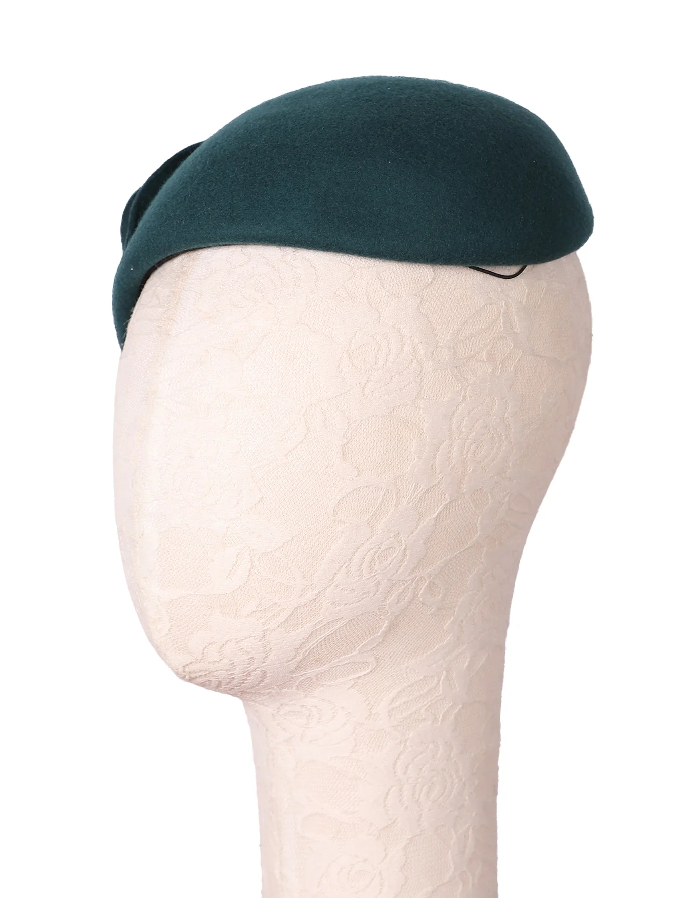FS Weißer Wollfilz-Fascinator-Hut für Damen und Herren, rosa Pillbox-Hüte, schwarze Hochzeit, Kentucky Derby, Fedora, Chapeau Femme, Partyhut – Detail 13