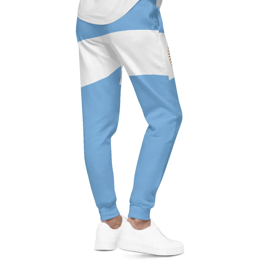 Mens Sweatpants Argentina Flag Pants with Pockets Joggers Soccer Football Multifunction Sports Sweat With Drawstring