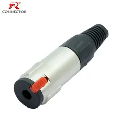 1PC Audio Jack 6.35mm Cable Connector, 1/4 inch Female 6.35mm Plug for Microphone/MIC