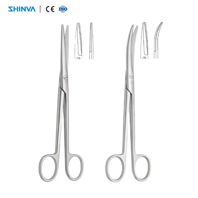 shinva-mayo-dissecting-scissors-14cm-16cm-18cm-20cm-22cm-25cm-curved-straight-medical-surgical-scissors