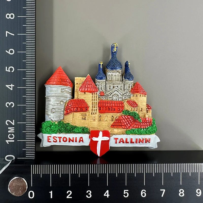 resin refrigerator sticker  estonia tallinn