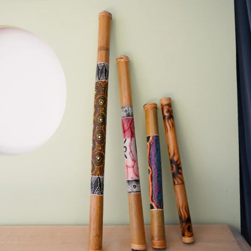 Terre Rain Stick Simulated Sound Therapy Musical Instrument Bamboo Machine Tube Sounder Rain Rod Percussion Instruments