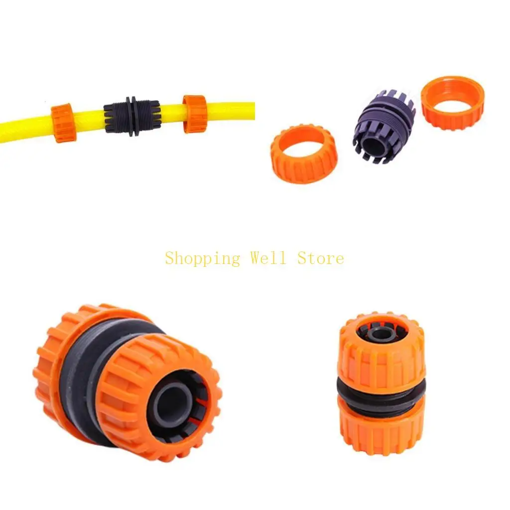 KX4B Plastic Pipe Hose Connector Garden Joiner Mender Extension Repair Adaptor Coupler