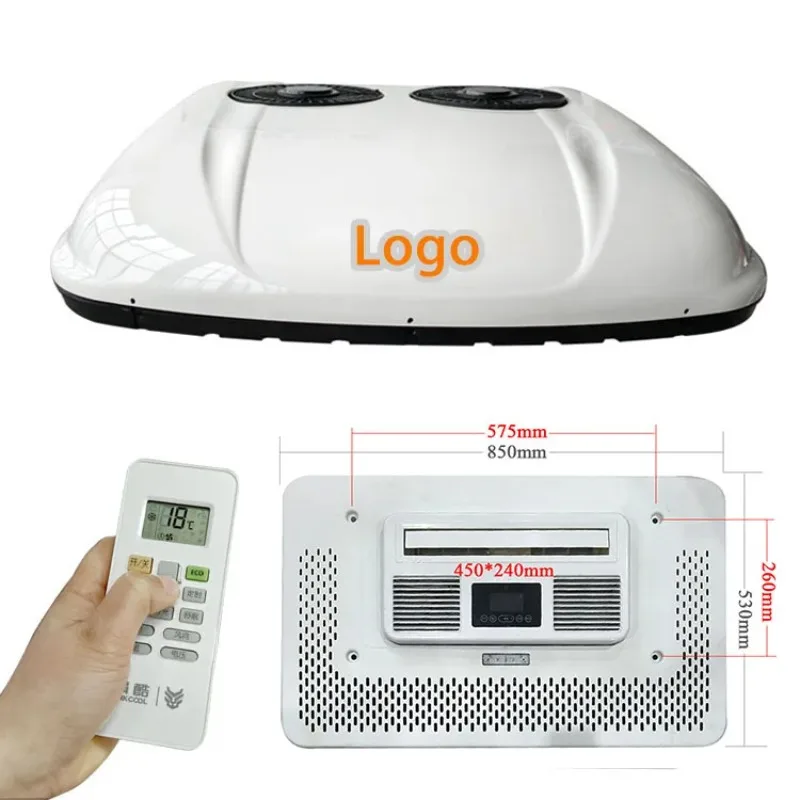 

12V 10800BTU Energy Saving RV AC Unit American Campervan Motorhome Fifth Wheels Trailers 12Volt Auto Parking Air Conditioner